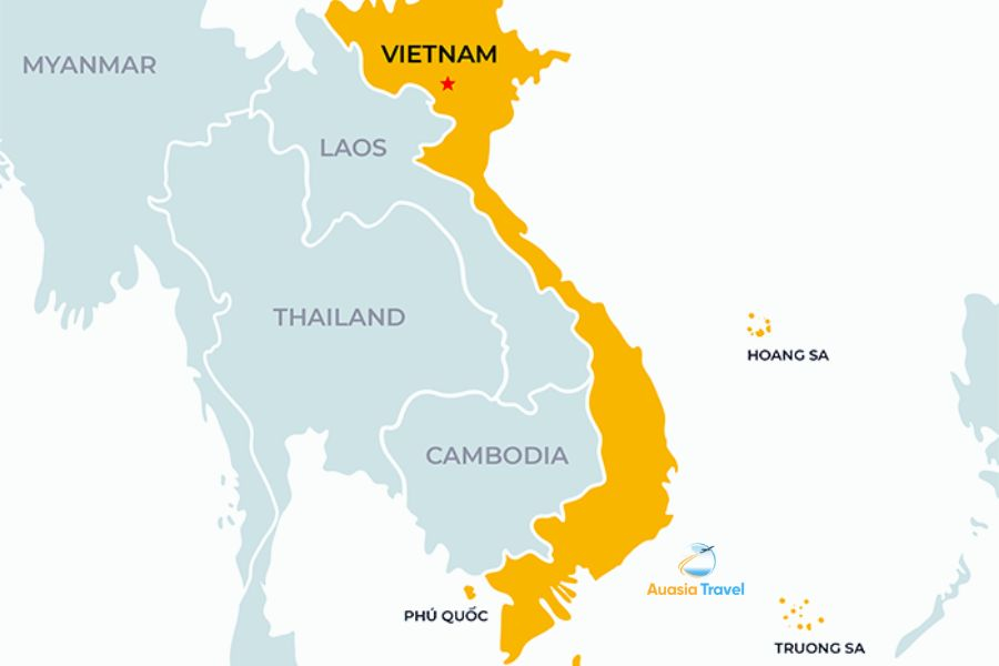 Auasia Travel FAQs with Vietnam Travel Guide Map for traveler support
